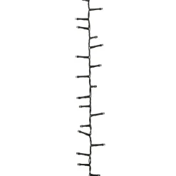 vidaXL - Led-slinger - Pastel multicolour and dark green - 25 m