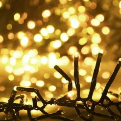 vidaXL - Led-slinger - Warmwit en donkergroen