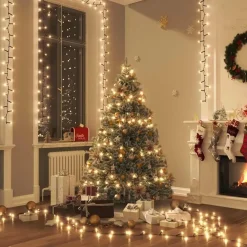 vidaXL - Led-slinger - Warmwit en donkergroen