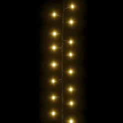 vidaXL - Led-slinger - Warmwit en donkergroen