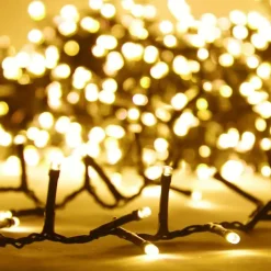 vidaXL - Led-slinger - Warmwit en donkergroen