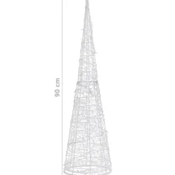 vidaXL - Lichtkegel - Blue - 90 cm