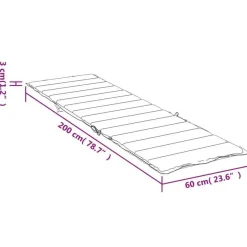 vidaXL - Ligbedkussen - Blauw - Stof