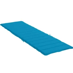 vidaXL - Ligbedkussen - Blauw - Stof