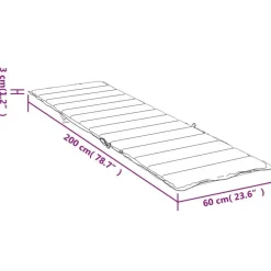 vidaXL - Ligbedkussen - Crème - Stof
