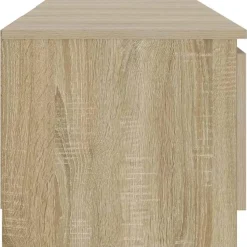 vidaXL - Loungeset - Donkergrijze - Bamboe - 3 stuks - Met kussens