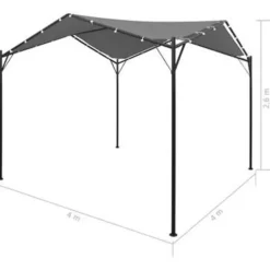 vidaXL - Luifel - Antraciet - Stof
