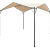 vidaXL - Luifel - Beige - Stof - 4 x 4 m