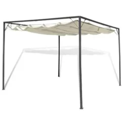 vidaXL - Luifel - Crème - Stof