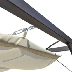 vidaXL - Luifel - Crème - Stof