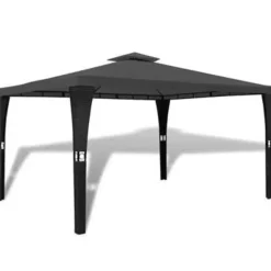 vidaXL - Luifel - Grijs - Stof - 3 x 4 m