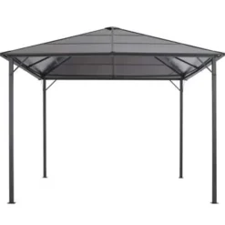 vidaXL - Luifel - Zwart - Stof - 3 x 3 m