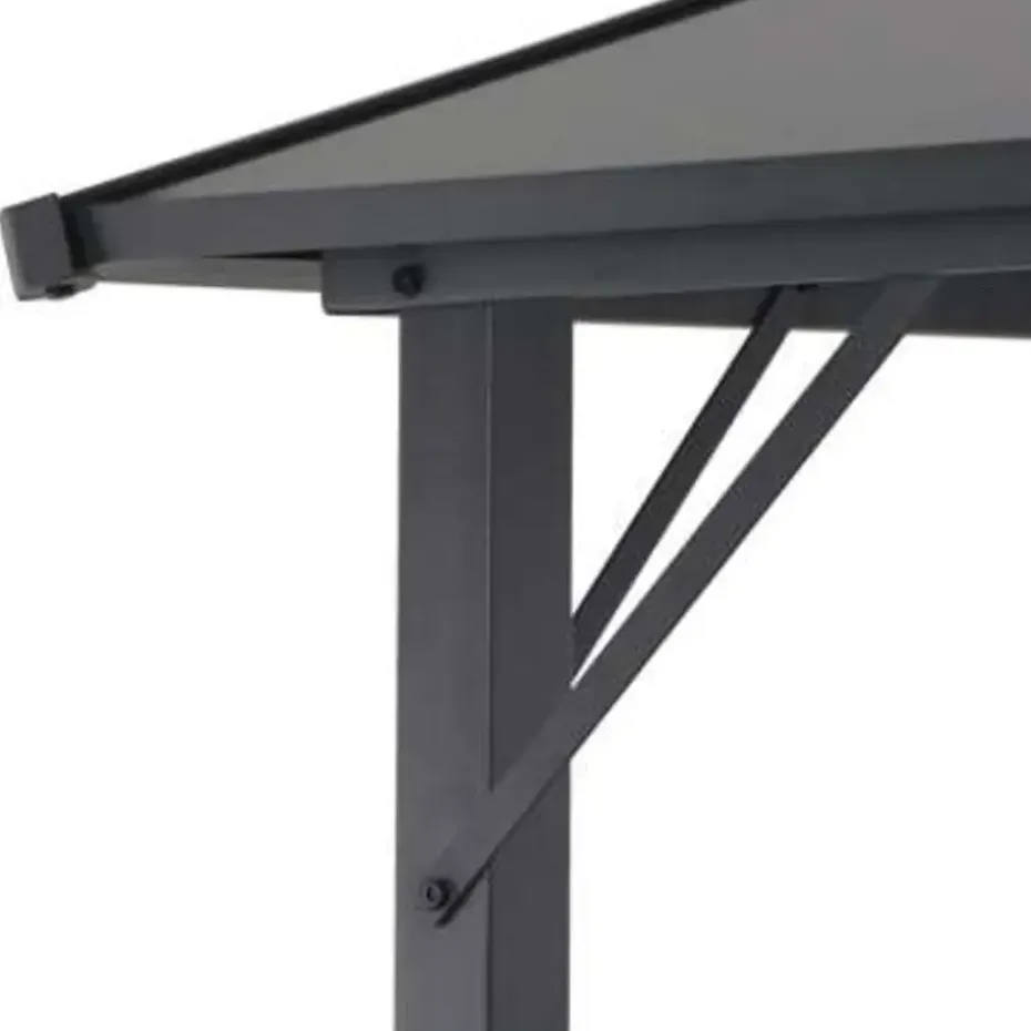 vidaXL - Luifel - Zwart - Stof - 3 x 3 m