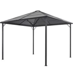 vidaXL - Luifel - Zwart - Stof - 3 x 3 m