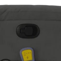 vidaXL - Massagestoel - Grijs - Microvezel