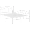 vidaXL - Metalen bed frame - Wit - 120x200 cm