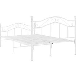 vidaXL - Metalen bed frame - Wit - 120x200 cm