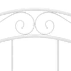 vidaXL - Metalen bed frame - Wit - 120x200 cm