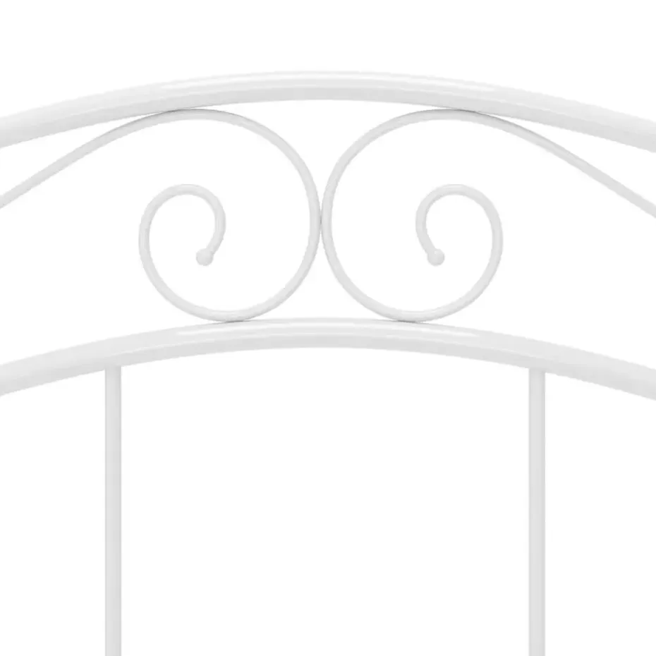 vidaXL - Metalen bed frame - Wit - 120x200 cm