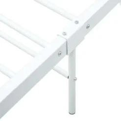 vidaXL - Metalen bed frame - Wit - 140 x 200 cm