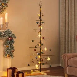 vidaXL - Metalen Kerstboom - Zwart - 180 cm