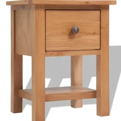 vidaXL - Nachtkastje - Bruin - Hout