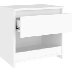 vidaXL - Nachtkastje - Wit - Bewerkt hout - 2 stuks
