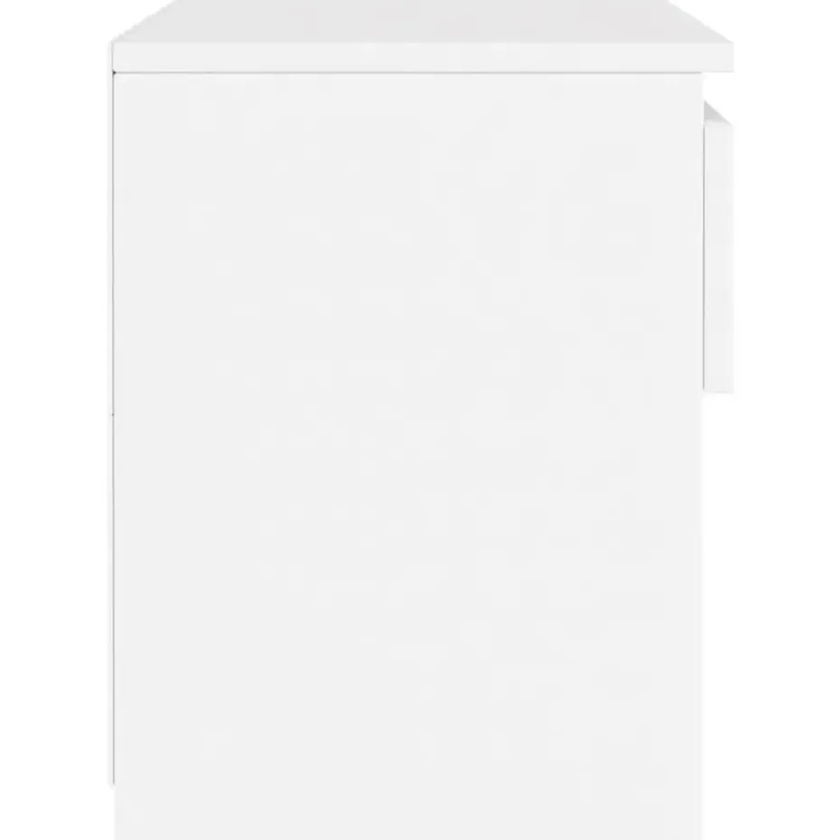 vidaXL - Nachtkastje - Wit - Bewerkt hout - 2 stuks