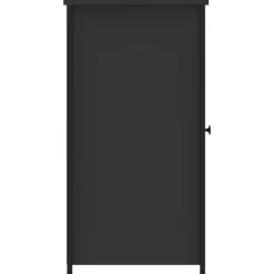 vidaXL - Nachtkastje - Zwart - Bewerkt hout - 2 stuks