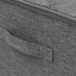 vidaXL - Opbergbox Opbergboxen - Antraciet - Stof - 2 stuks