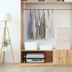 vidaXL - Opbergbox Opbergboxen - Crème - Stof