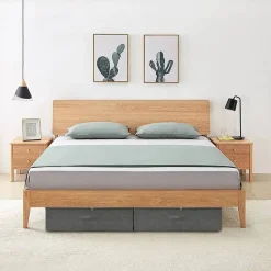 vidaXL - Opbergbox Opbergboxen - Antraciet - Stof - 2 stuks