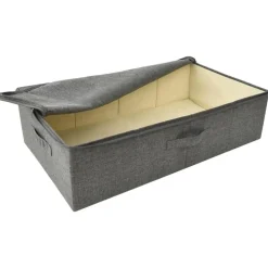 vidaXL - Opbergbox Opbergboxen - Antraciet - Stof - 2 stuks