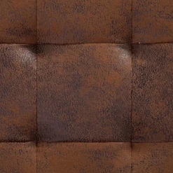 vidaXL - Opberghocker - Bruin - Kunstleer