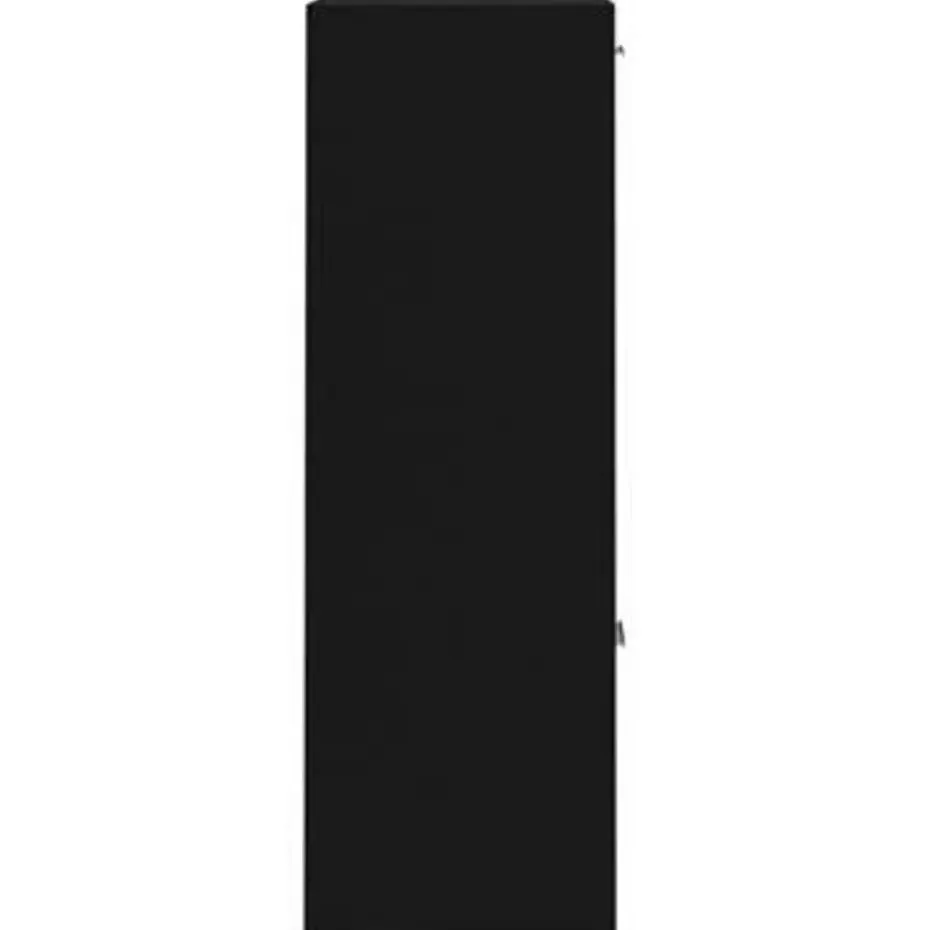 vidaXL - Opbergkast - Zwart - Bewerkt hout