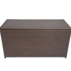 vidaXL - Opbergkist - Bruin - Poly rattan