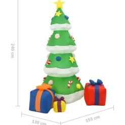 vidaXL - Opblaasbare Kerstboom