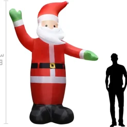 vidaXL - Opblaasbare Kerstman - 300 cm