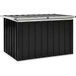 vidaXL - Opslagkist - Antraciet - Staal - 109 x 67 x 65 cm