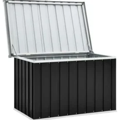 vidaXL - Opslagkist - Antraciet - Staal - 109 x 67 x 65 cm