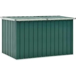 vidaXL - Opslagkist - Groen - Staal - 149 x 99 x 93 cm