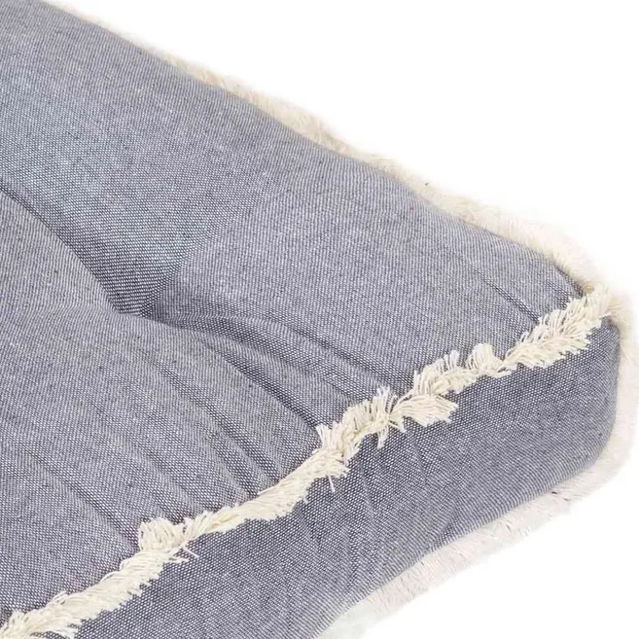 vidaXL - Pallet Bankkussen - Antraciet - Katoen