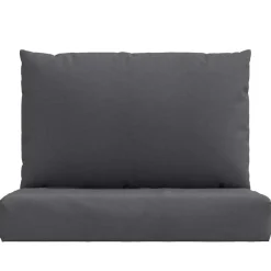 vidaXL - Palletkussen - Antraciet - Stof