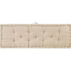 vidaXL - Palletkussen - Beige - Katoen