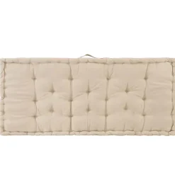 vidaXL - Palletkussen - Beige - Katoen