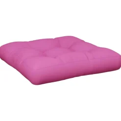 vidaXL - Palletkussen - Roze - Stof - 60 x 60 x 12 cm