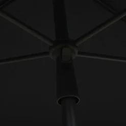 vidaXL - Parasol - Zwart