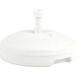 vidaXL - Parasolbasis - Wit - Kunststof