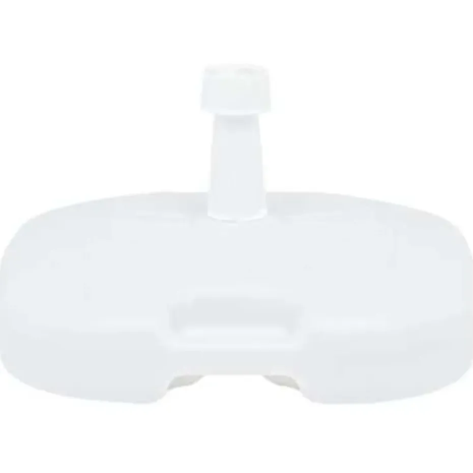 vidaXL - Parasolbasis - Wit - Kunststof