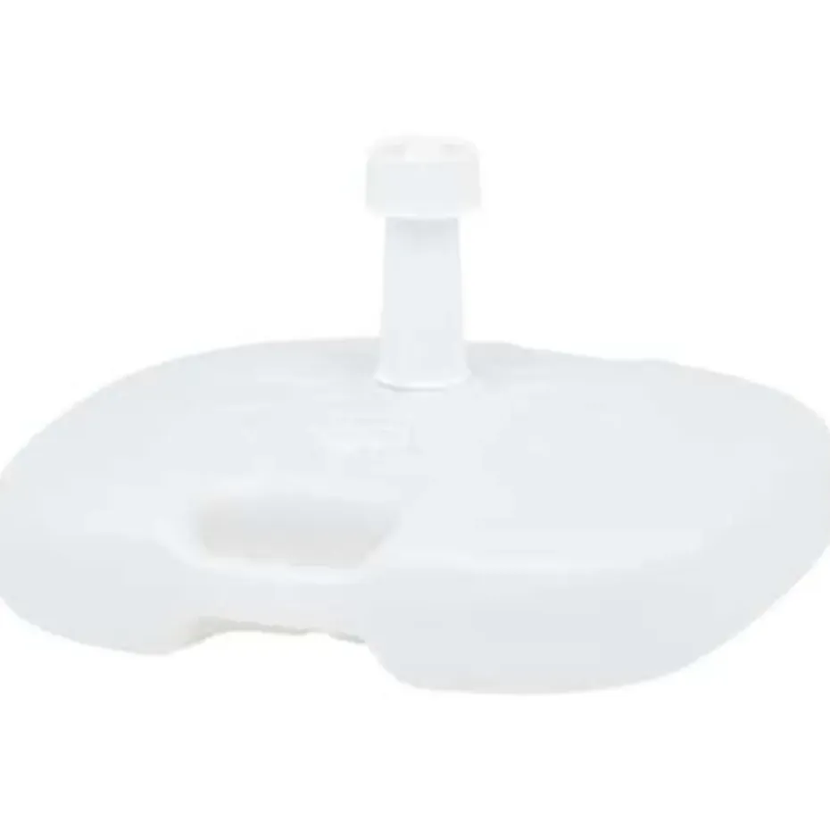 vidaXL - Parasolbasis - Wit - Kunststof